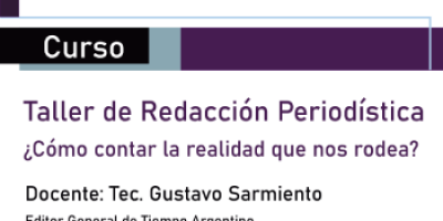 Se dictará un curso sobre redacción periodística abierto a la comunidad