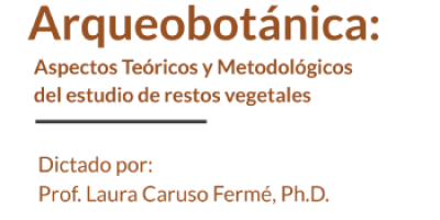 Se ofrecerá un curso de postgrado sobre arqueobotánica
