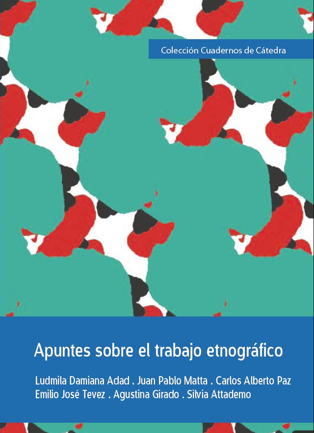 Portada de Apuntes sobre el trabajo etnográfico