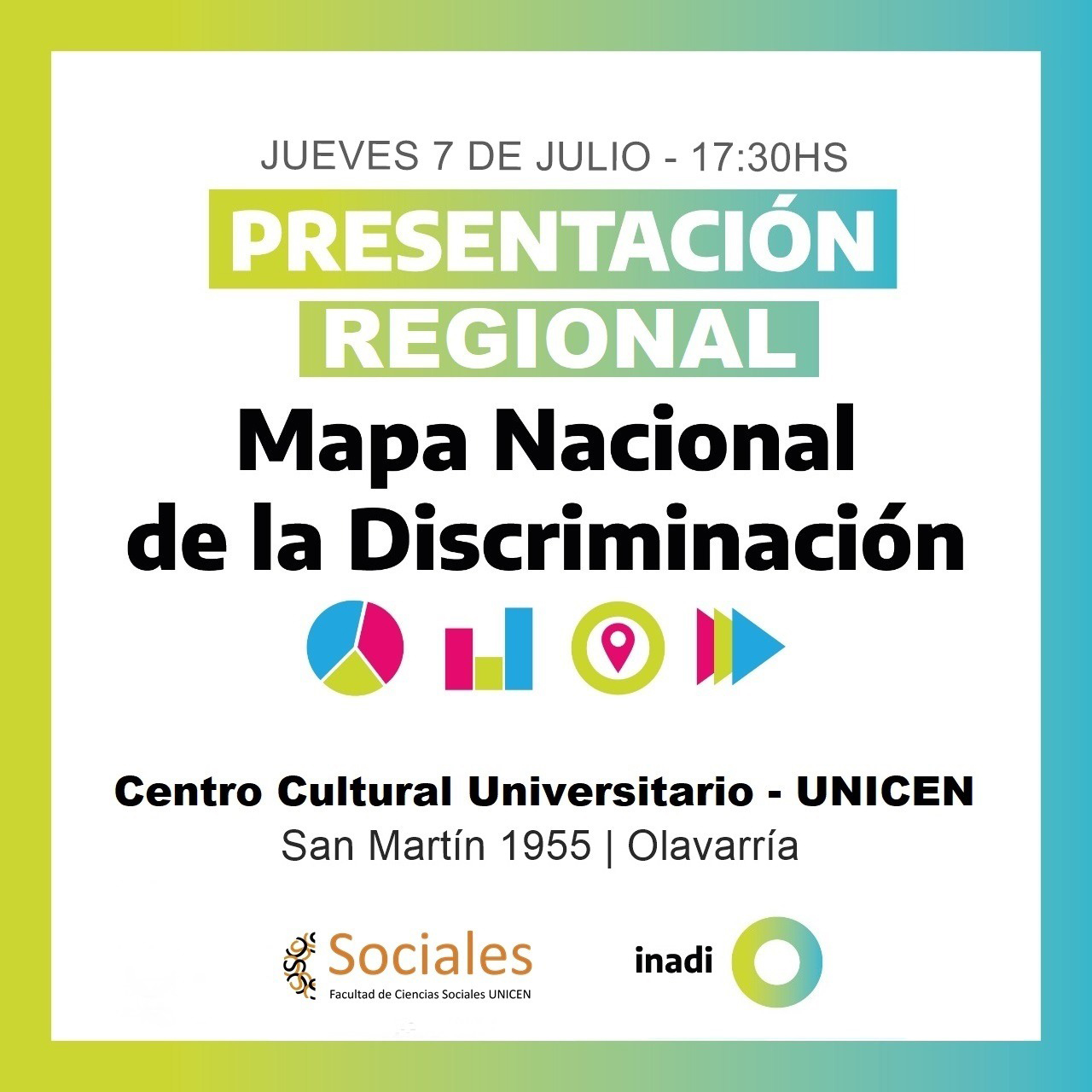 El INADI organiza el encuentro “Juventudes sin discriminación