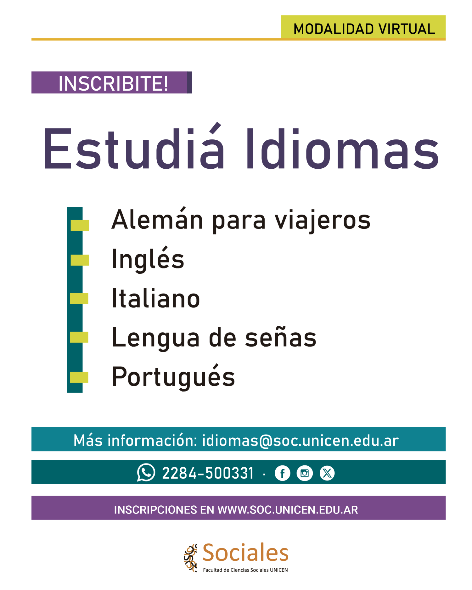 Cursos de idiomas