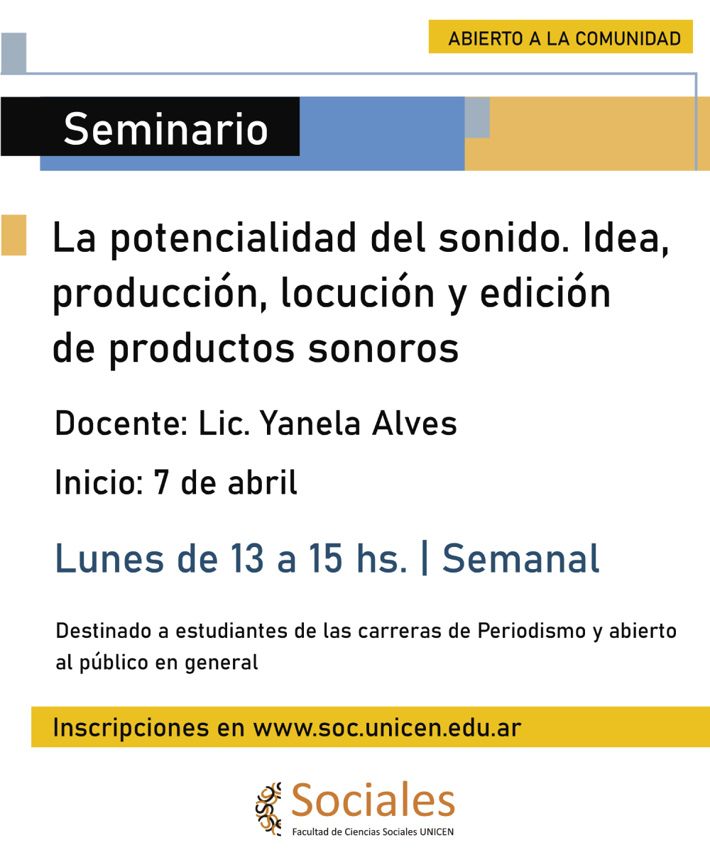 Seminario Potencialidad del Sonido