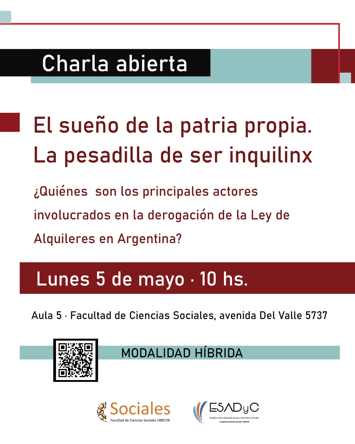 Charla El sueo de la patria propia