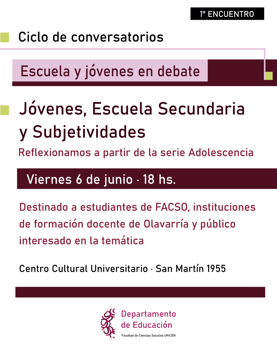 Conversatorio Escuela y jvenes