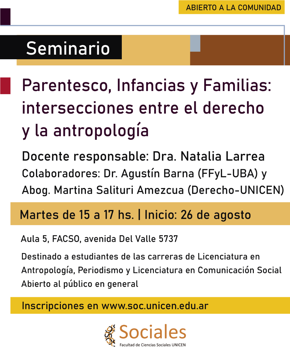 Seminario Parentesco Infancias y Familias
