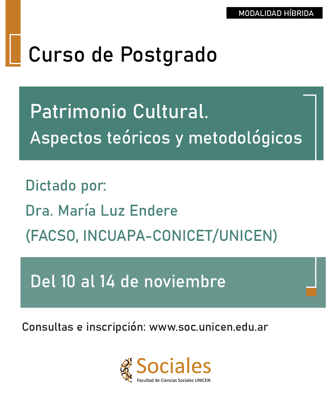 Curso Postgrado Patrimonio Cultural