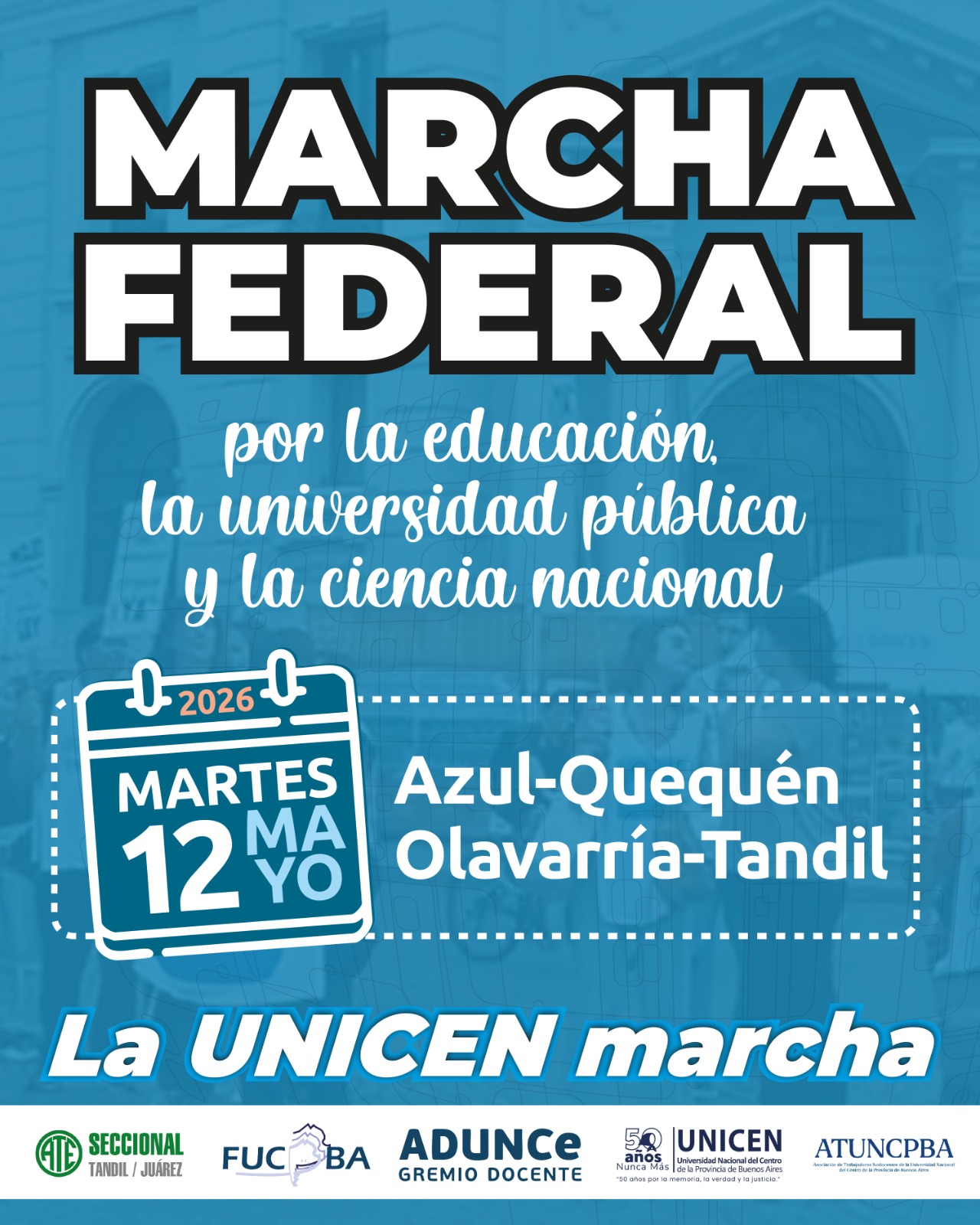 Convocatoria Marcha Federal