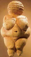 Willendorf (Austria), estatuilla femenina "Venus". Foto en internet, sin autor consignado.